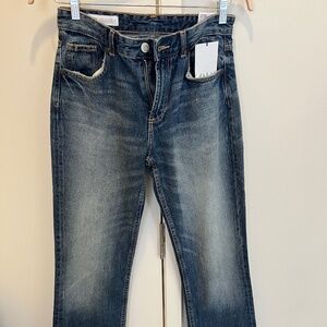 Zara Mid-Rise TRF Bootcut Jeans